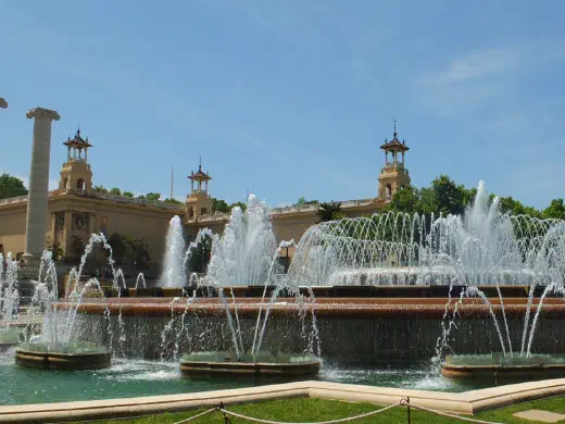 Montjuïc Fountain and other monuments