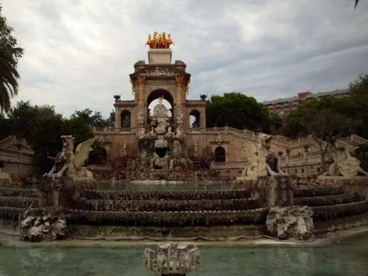 Cascada Monumental: la Fuente Dorada de la Ciutadella